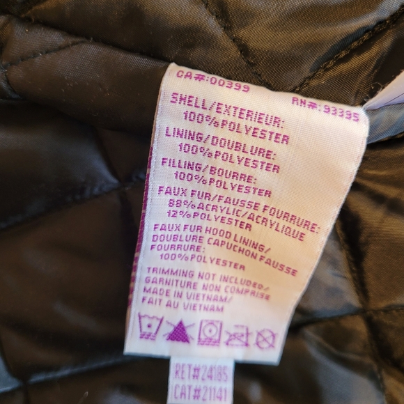 💚 Alia purple winter's coat size Small - Picture 6 of 7